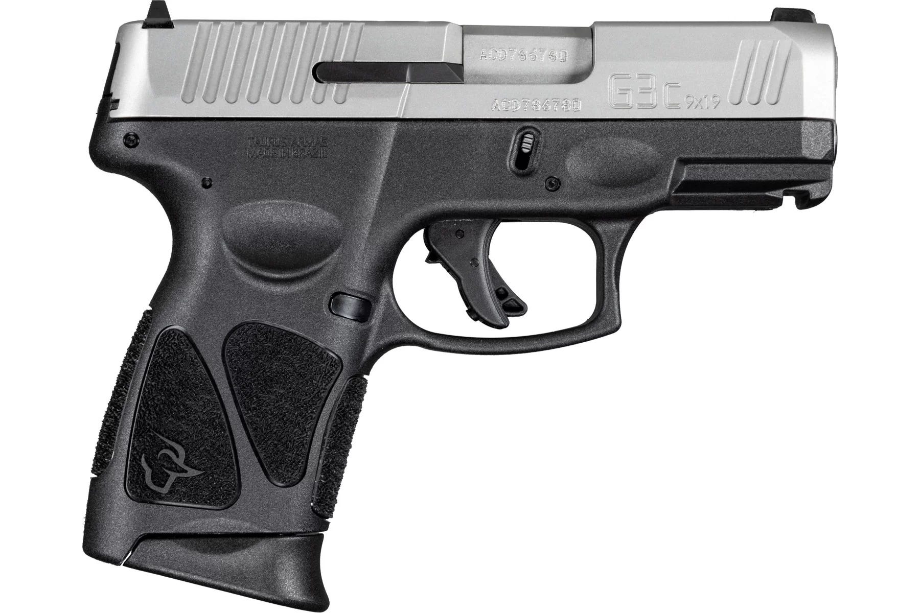 Taurus G3c 9mm 3.2" Barrel 12-Rounds Stainless Slide 3 Mags