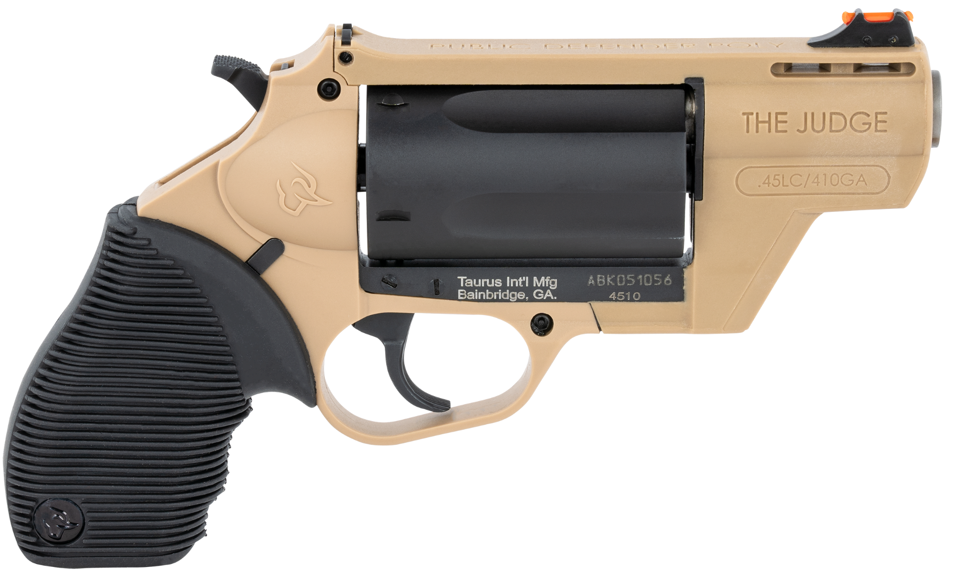 Taurus Judge Public Defender Flat Dark Earth .45 Colt / .410 GA 2" Barrel 5-Rounds