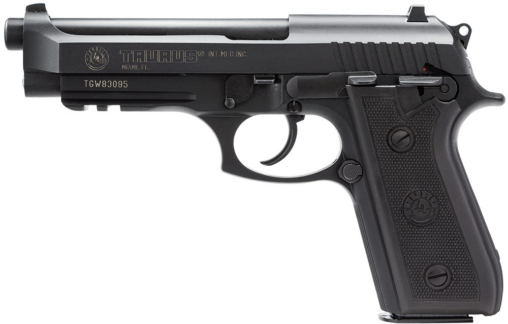 Taurus PT-92 9mm 5" Barrel 17-Rounds Adjustable Rear Sight - Image 2