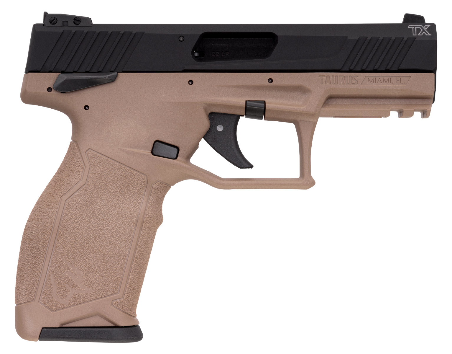 Taurus TX22 Flat Dark Earth .22 LR 4.1" Barrel 16-Rounds 2 Mags