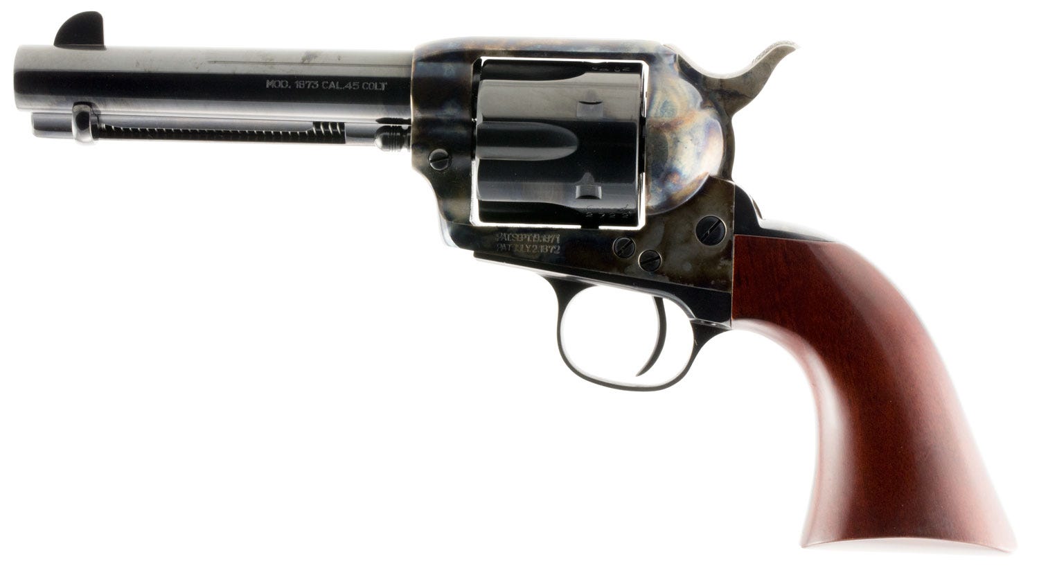 Taylors and Co 1873 Cattleman Color Case Hardened .45 Colt 4.75" Barrel 6-Rounds - Image 2