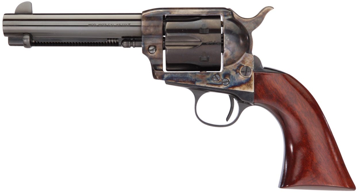 Taylors and Co 1873 Cattleman Gunfighter Color Case Hardened .357 Mag 4.75" Barrel 6-Rounds - Image 2