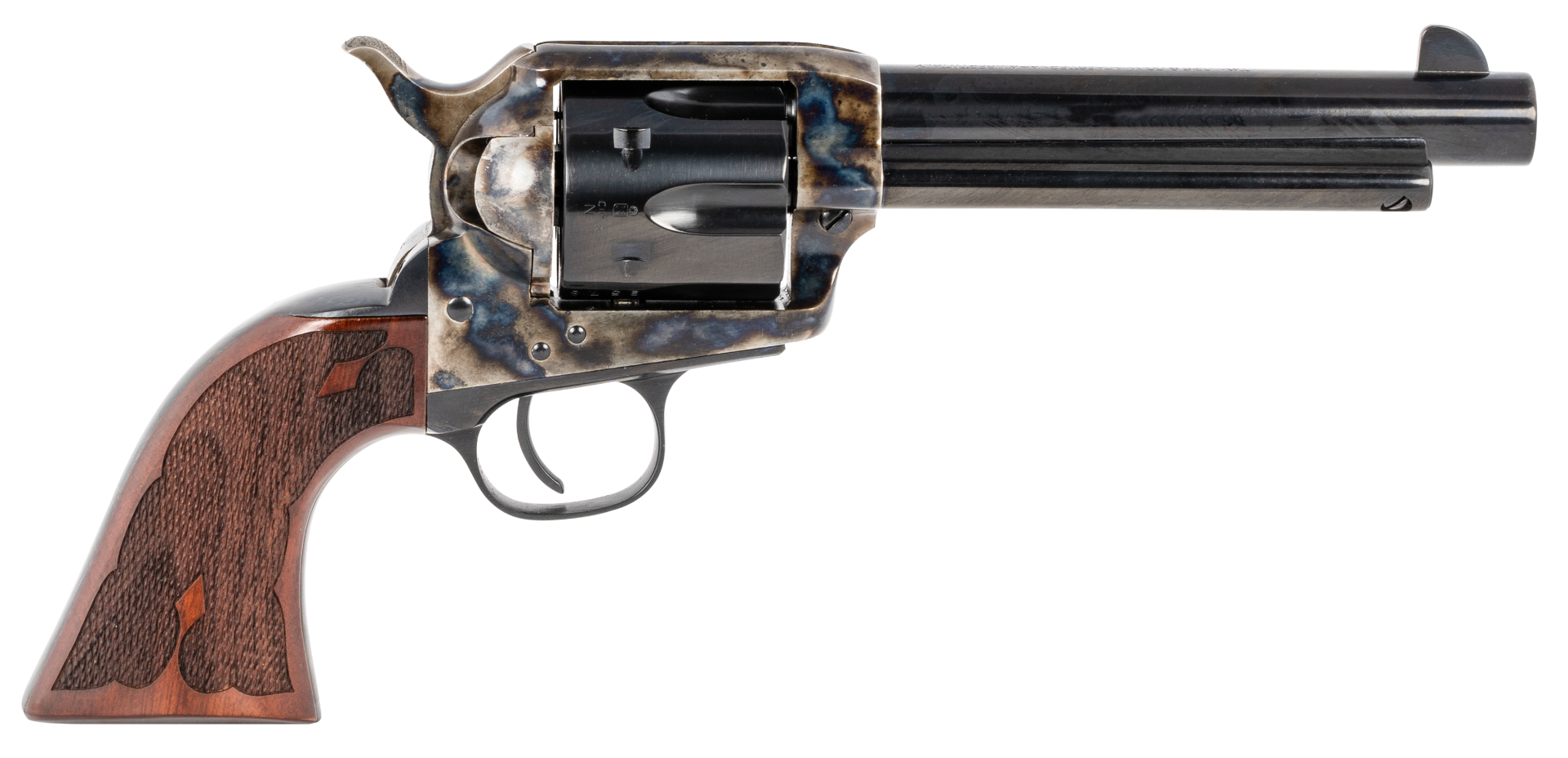 Taylors and Co Gambler Color Case Hardened .45 LC 5.5" Barrel 6-Rounds