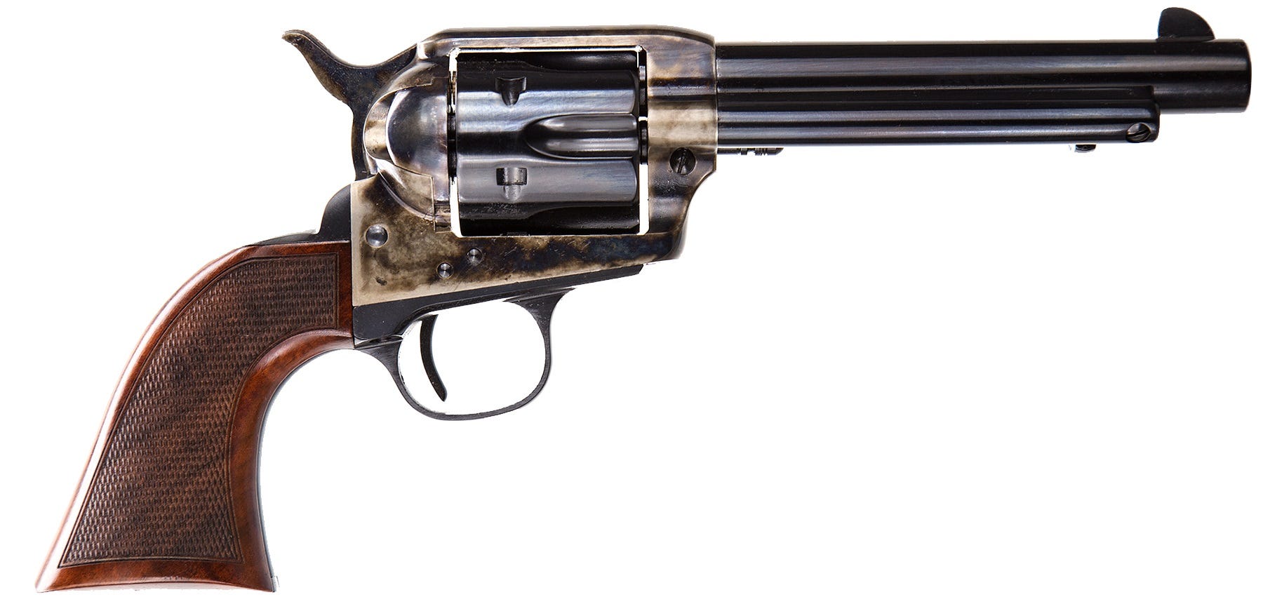 Taylors and Co Smoke Wagon Deluxe Color Case Hardened .357 Mag 5.5" Barrel 6-Rounds