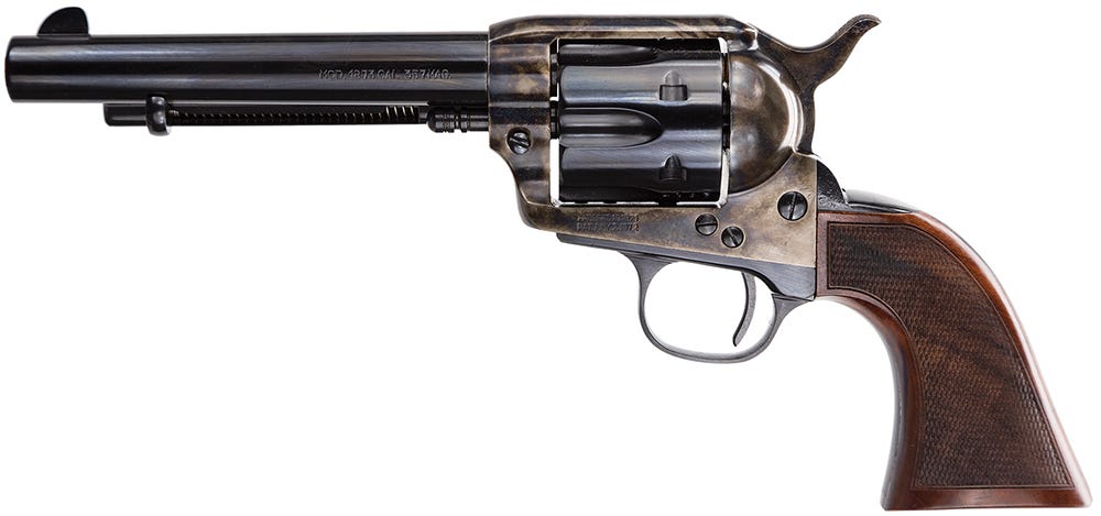 Taylors and Co Smoke Wagon Deluxe Color Case Hardened .357 Mag 5.5" Barrel 6-Rounds - Image 2