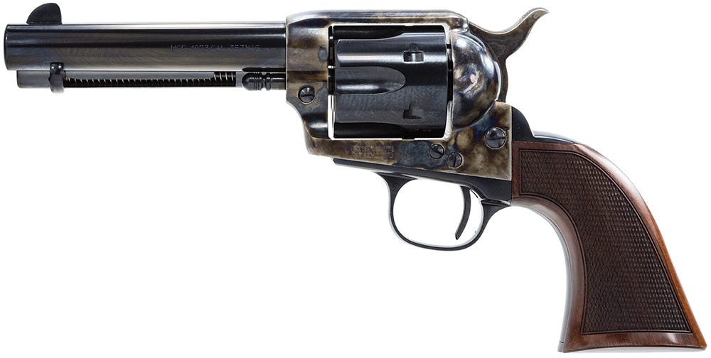 Taylors and Co Smokewagon Color Case Hardened .357 Mag 4.75" Barrel 6-Rounds Deluxe Edition - Image 2