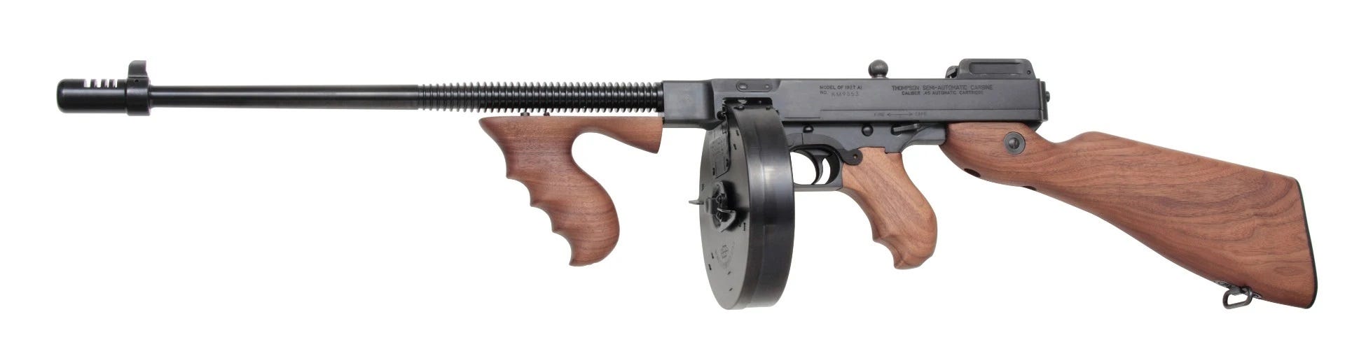 Thompson 1927A-1 Deluxe Walnut .45 ACP 16.5" Barrel 20-Rounds - Image 4