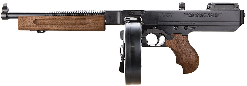 Thompson 1927A-1 Lightweight Deluxe Pistol .45 ACP 10.5" Barrel 50-Rounds - Image 2