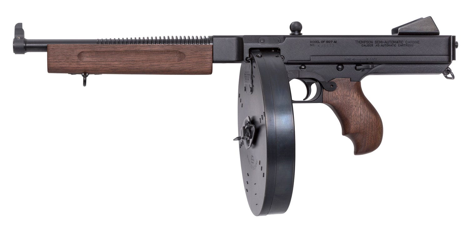Thompson 1927A-1 Lightweight Deluxe .45 ACP 10.5" Barrel 100-Rounds - Image 2