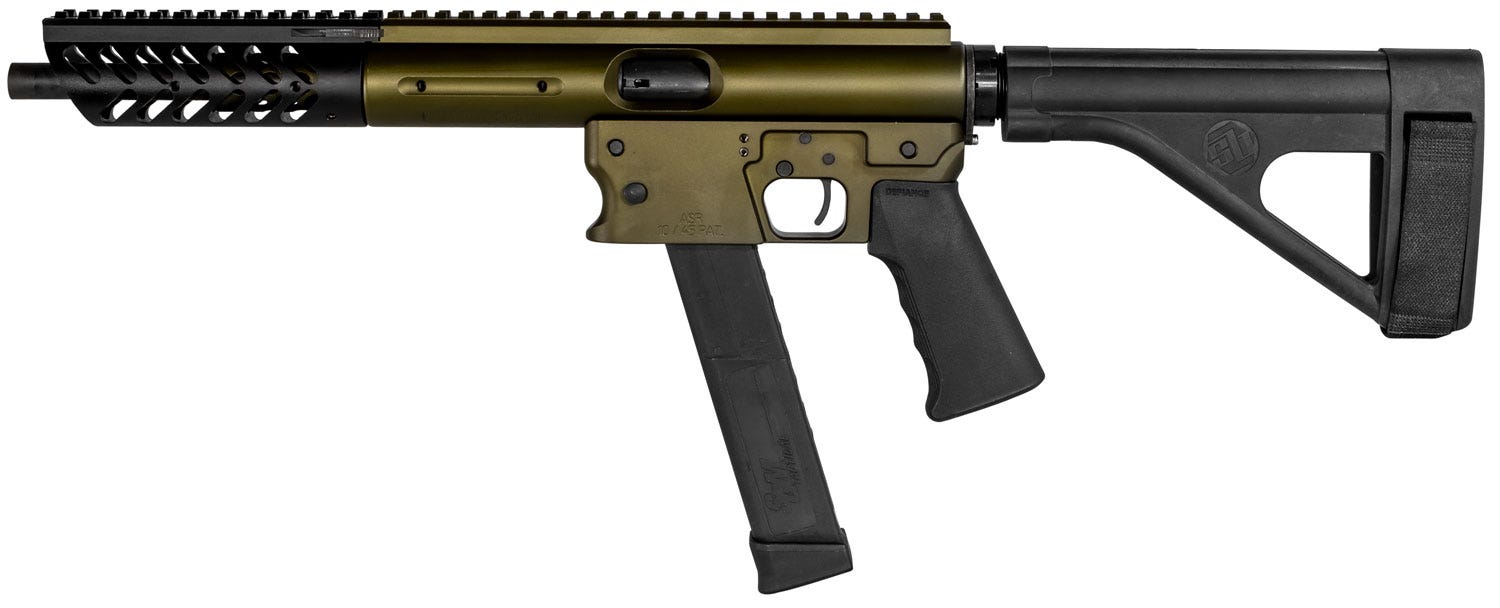 TNW Firearms Aero Survival Pistol OD Green .45 ACP 10.25" Barrel 26-Rounds - Image 2