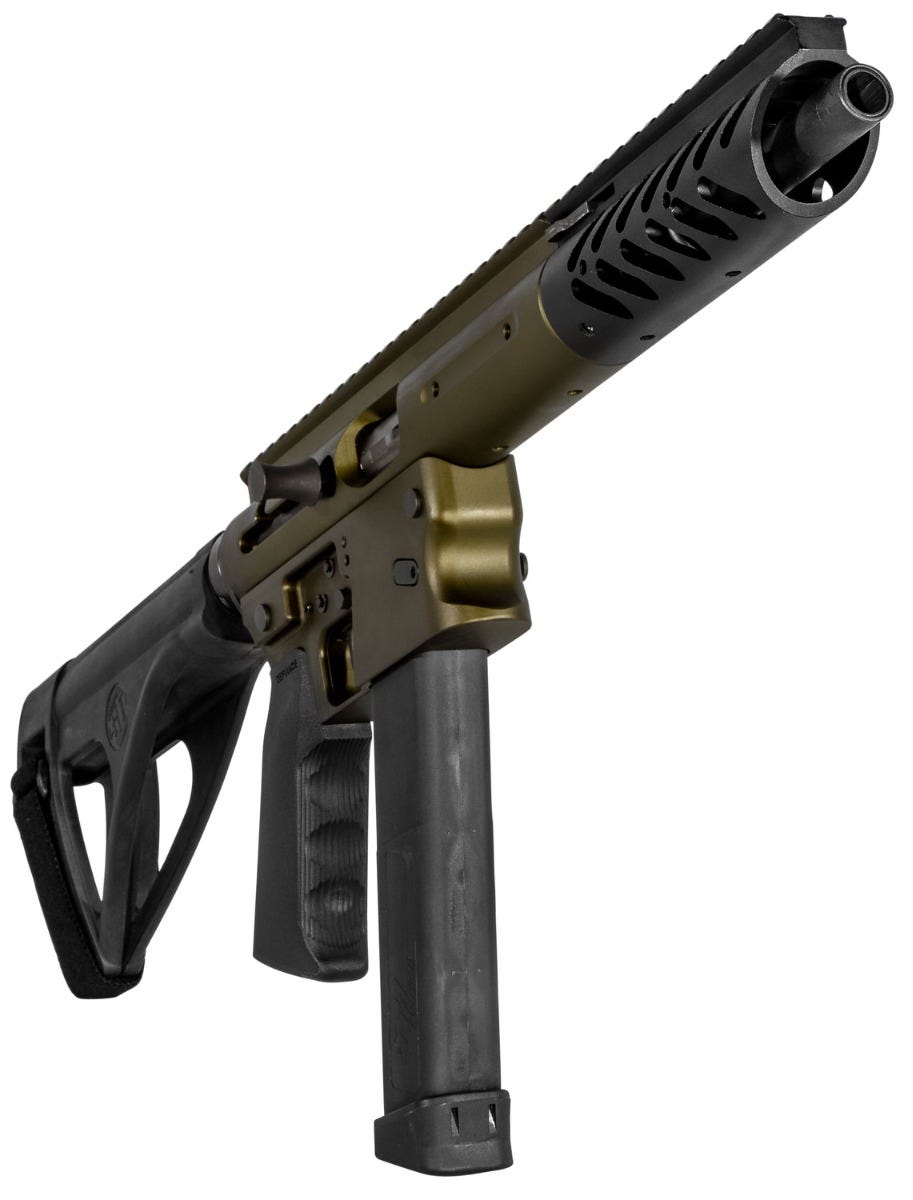 TNW Firearms Aero Survival Pistol OD Green .45 ACP 10.25" Barrel 26-Rounds - Image 3
