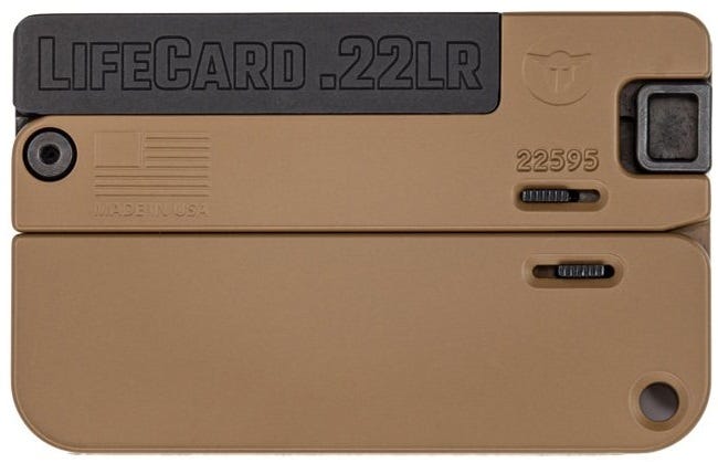 Trailblazer Firearms LifeCard Barrett Brown Aluminum .22 LR 2.5