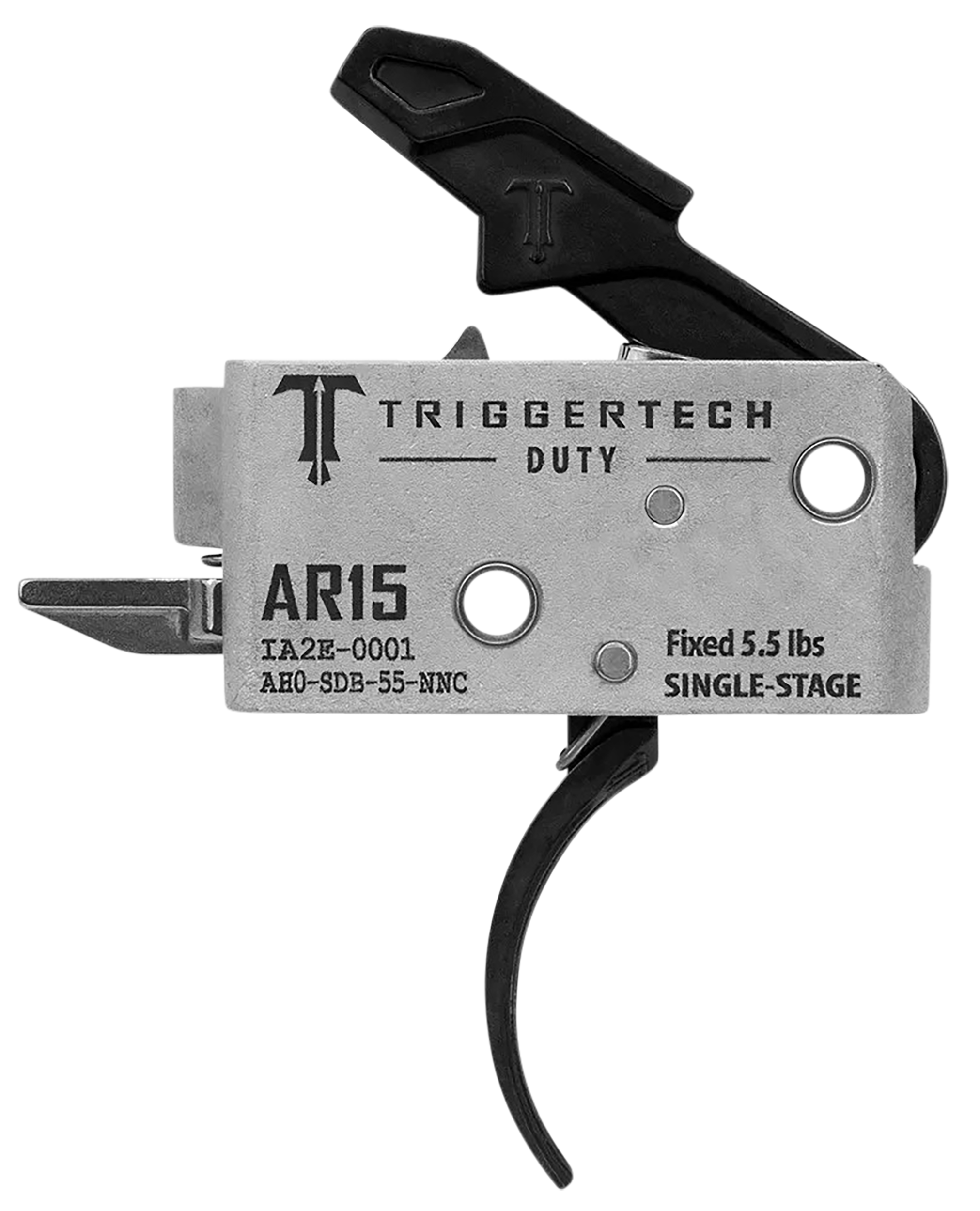 TriggerTech Duty Mil-Spec Single-Stage Curved for AR-15