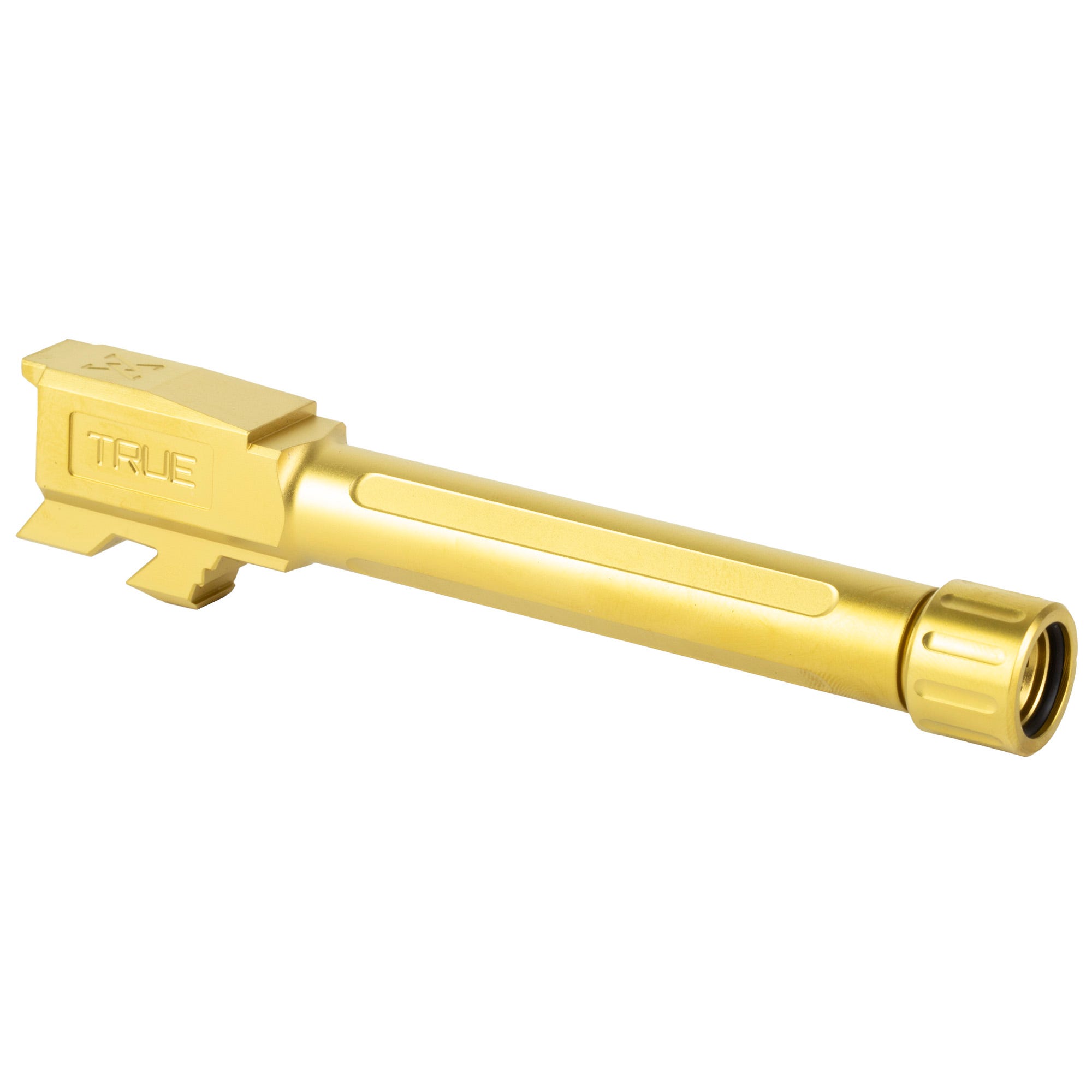 True Precision Replacement Barrel Gold 9mm Threaded for Glock 48 - Image 2