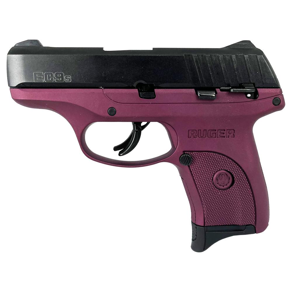 Ruger EC9s Black Cherry Frame 9mm 3.12" Barrel 7-Rounds Manual Safety - Image 3