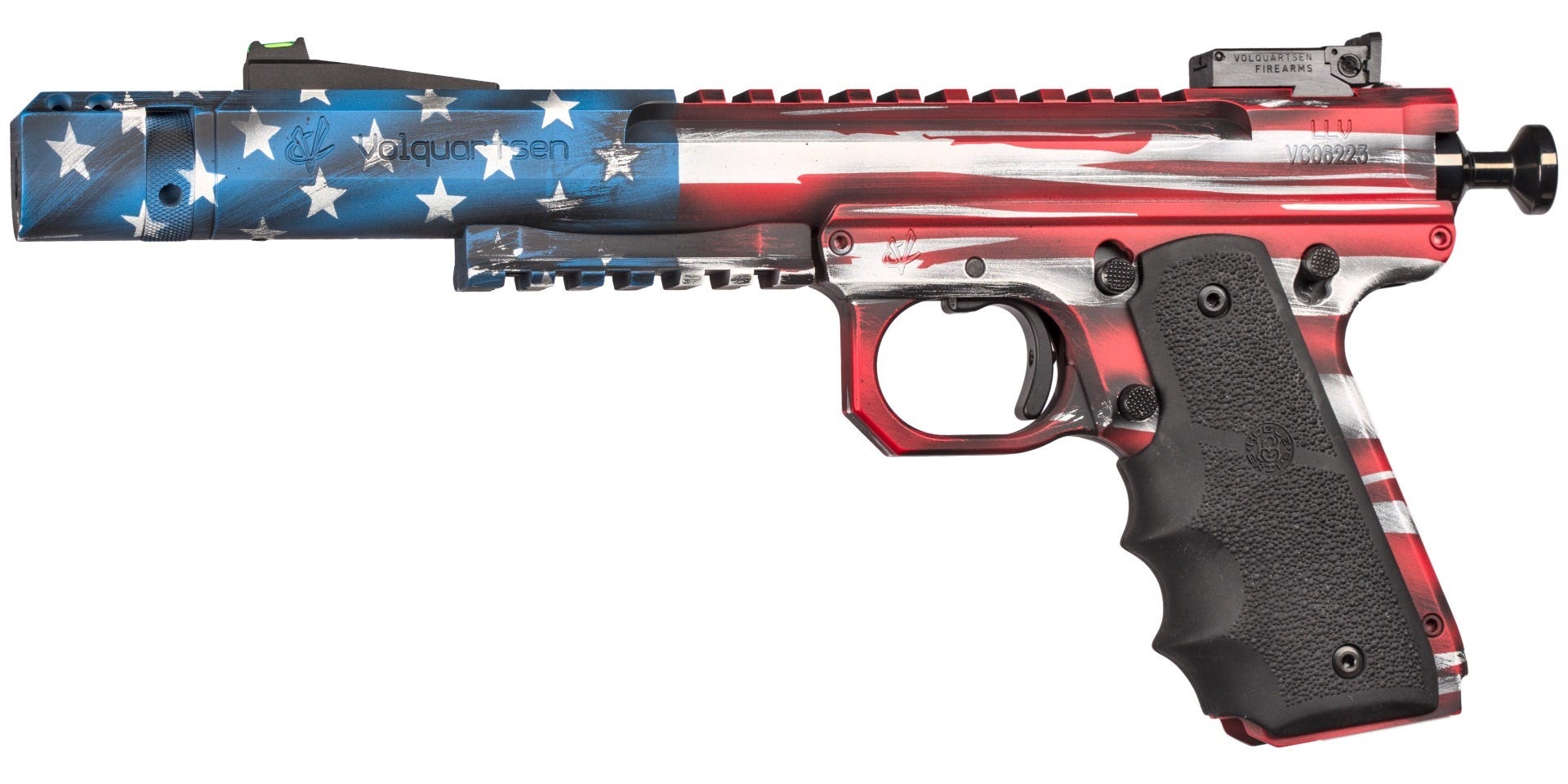 Volquartsen Scorpion LLV American Flag .22 LR 6" Barrel 10-Rounds - Image 3