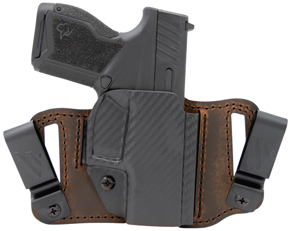 Versa Carry Insurgent Deluxe Belt Holster Brown for Springfield Hellcat
