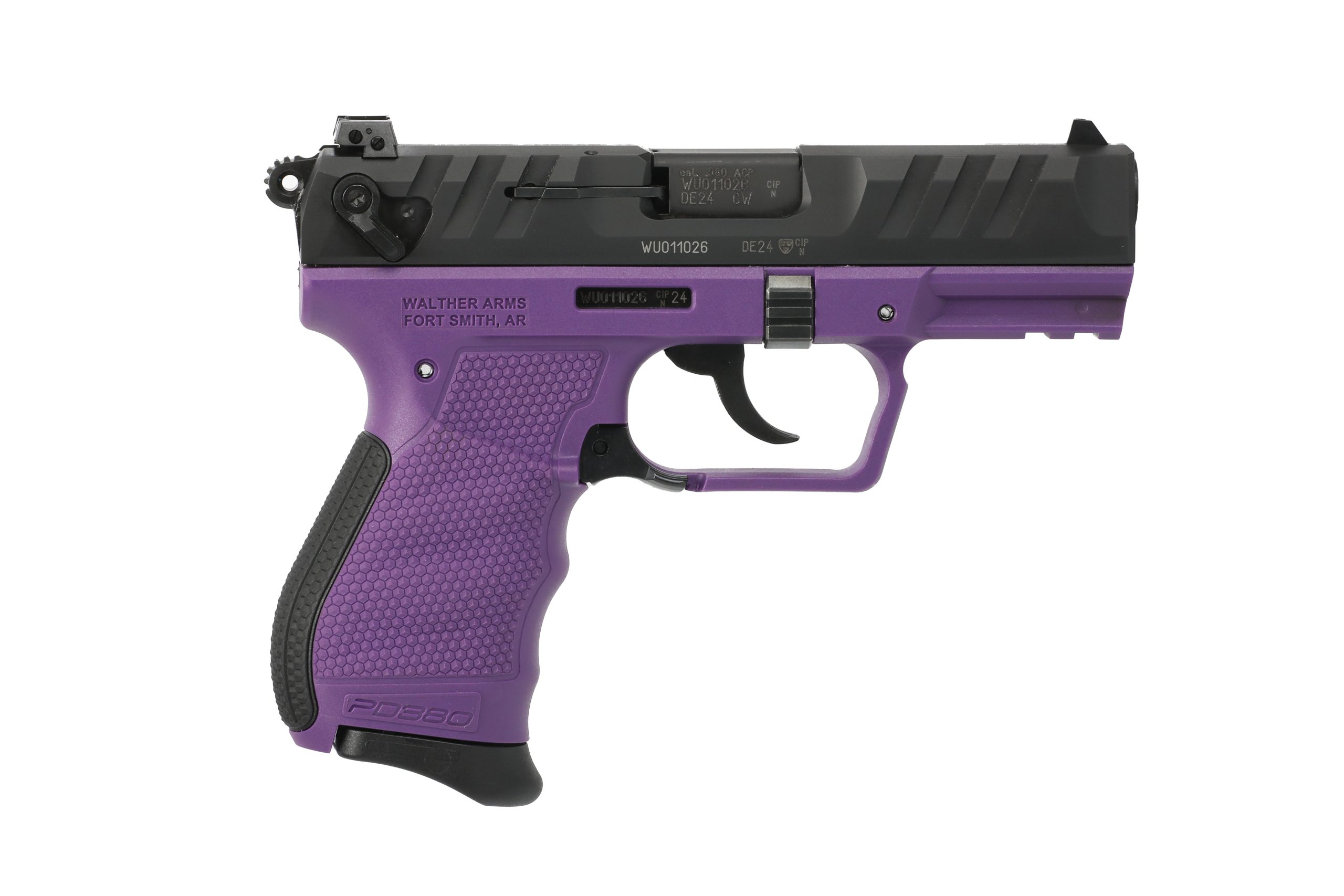 Walther PD380 Purple Frame .380 ACP 3.7" Barrel 9-Rounds