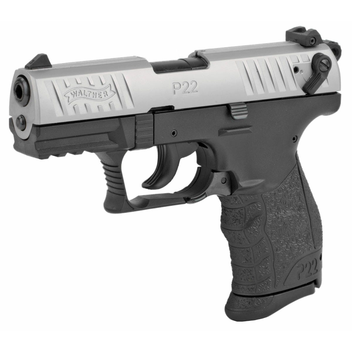 Walther P22Q Nickel .22 LR 3.42" Barrel 10-Rounds MS - Image 3