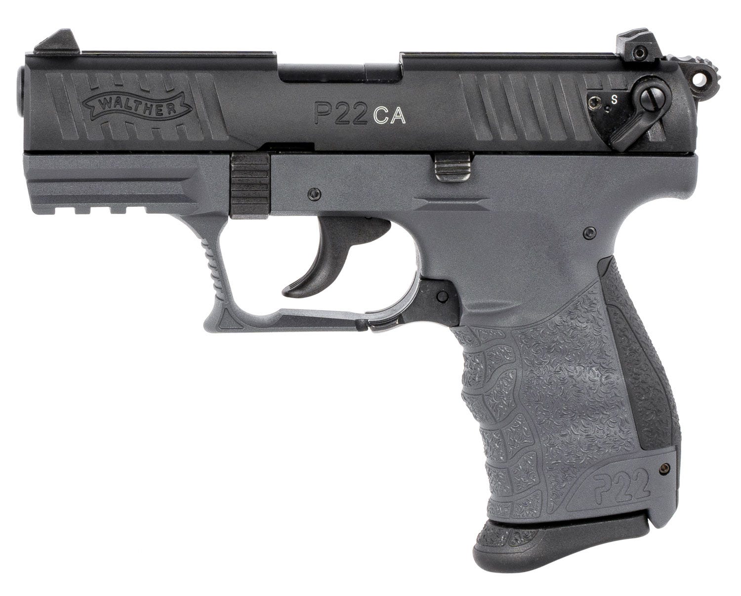 Walther P22 Tungsten .22 LR 3.42" Barrel 10-Rounds Adjustable Sights - Image 2