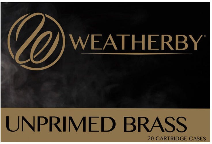 Weatherby Unprimed Brass .300 WBY 50-Rounds