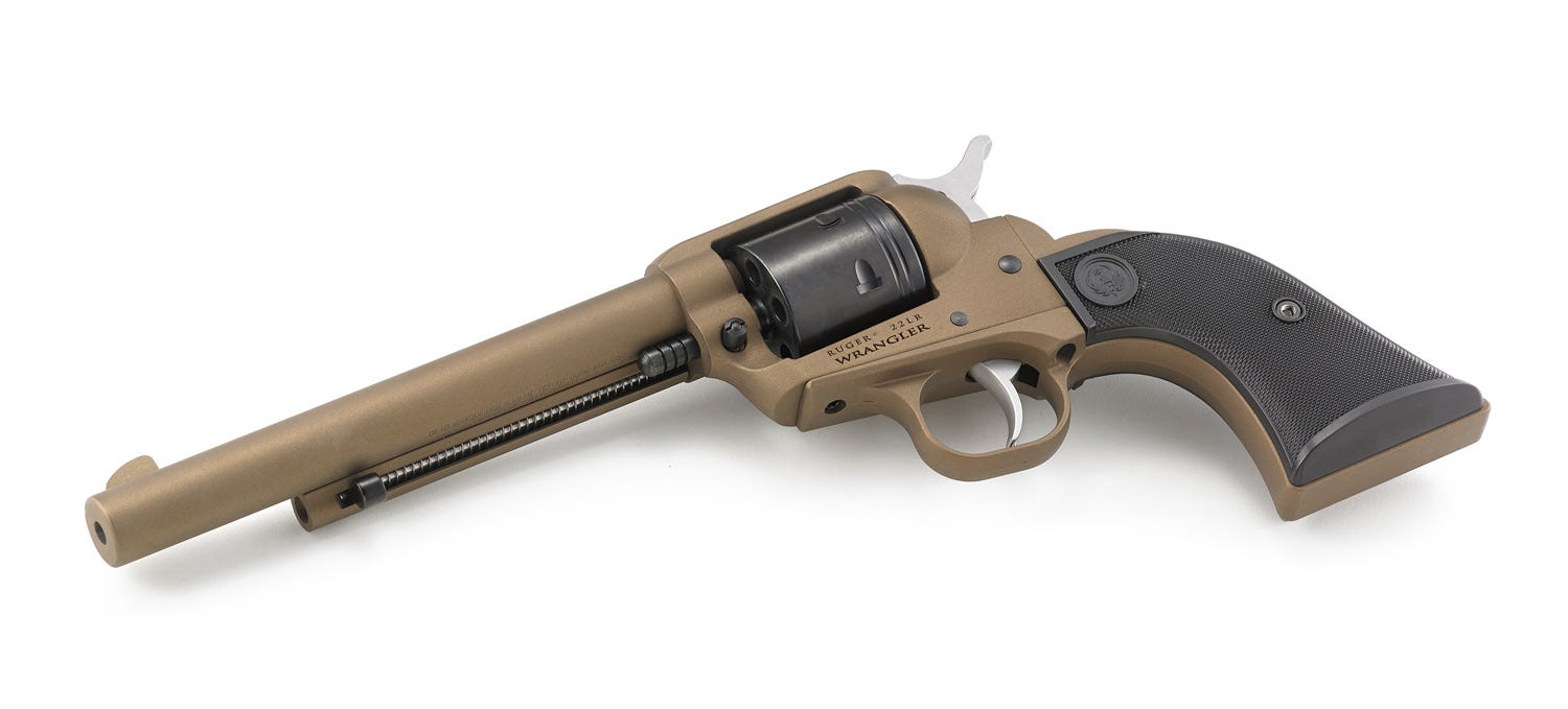 Ruger Wrangler Bronze .22 LR 6.5" Barrel 6-Rounds Fixed Sights - Image 6