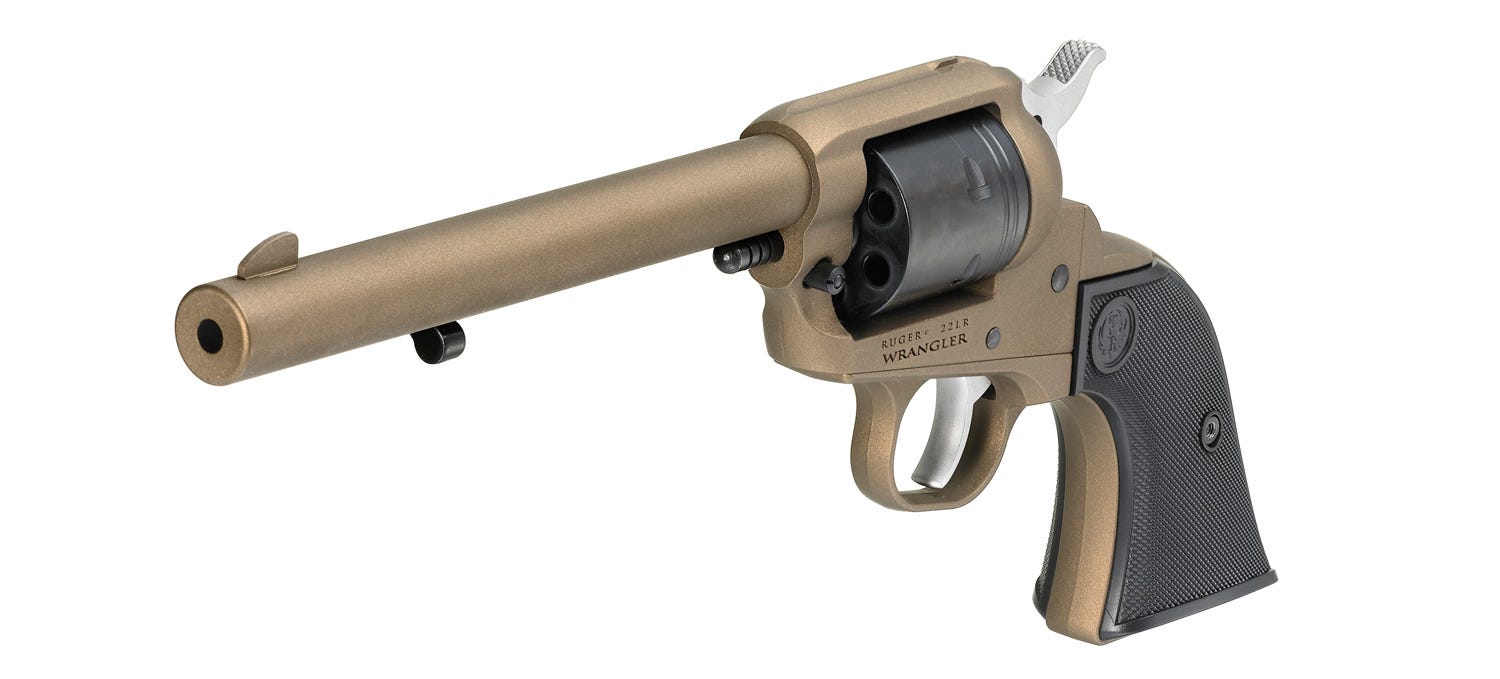 Ruger Wrangler Bronze .22 LR 6.5" Barrel 6-Rounds Fixed Sights - Image 4