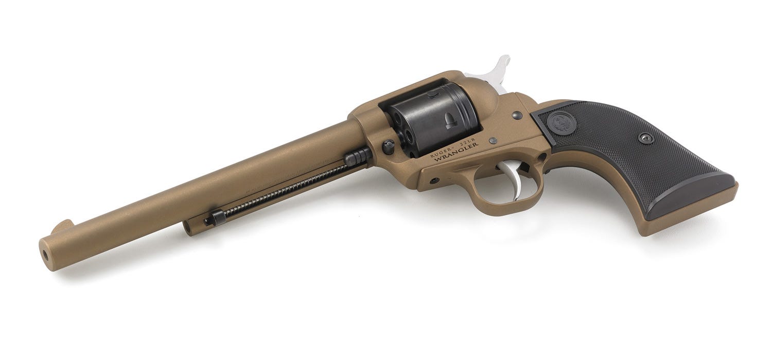 Ruger Wrangler Bronze .22 LR 7.5" Barrel 6-Rounds Fixed Sights - Image 6