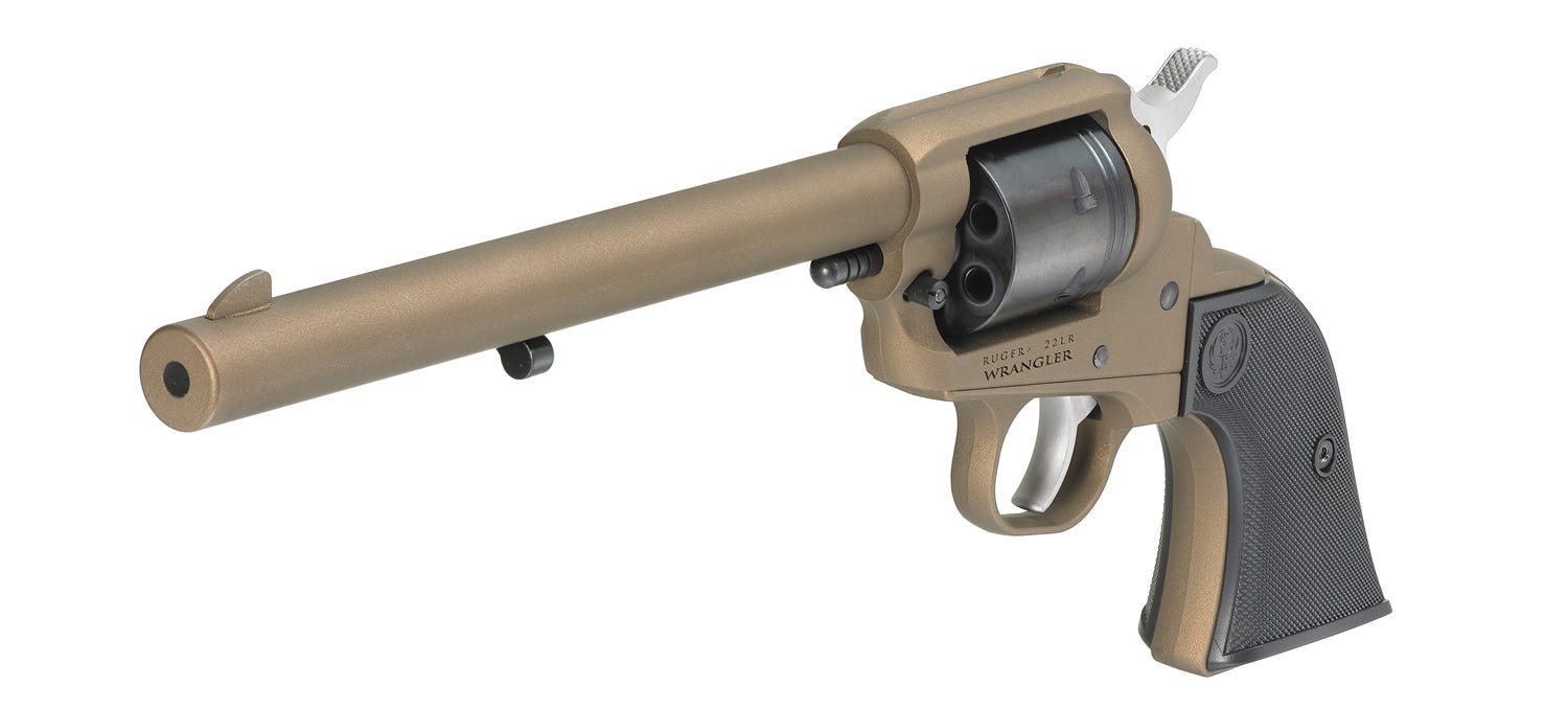Ruger Wrangler Bronze .22 LR 7.5" Barrel 6-Rounds Fixed Sights - Image 4