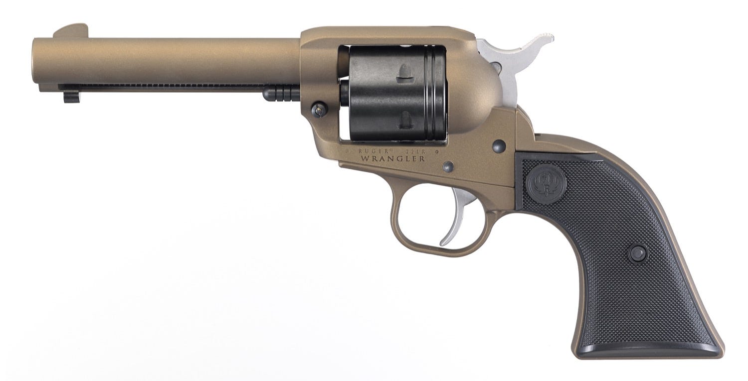Ruger Wrangler Revolver Burnt Bronze .22 LR 4.62" Barrel 6-Rounds - Image 2