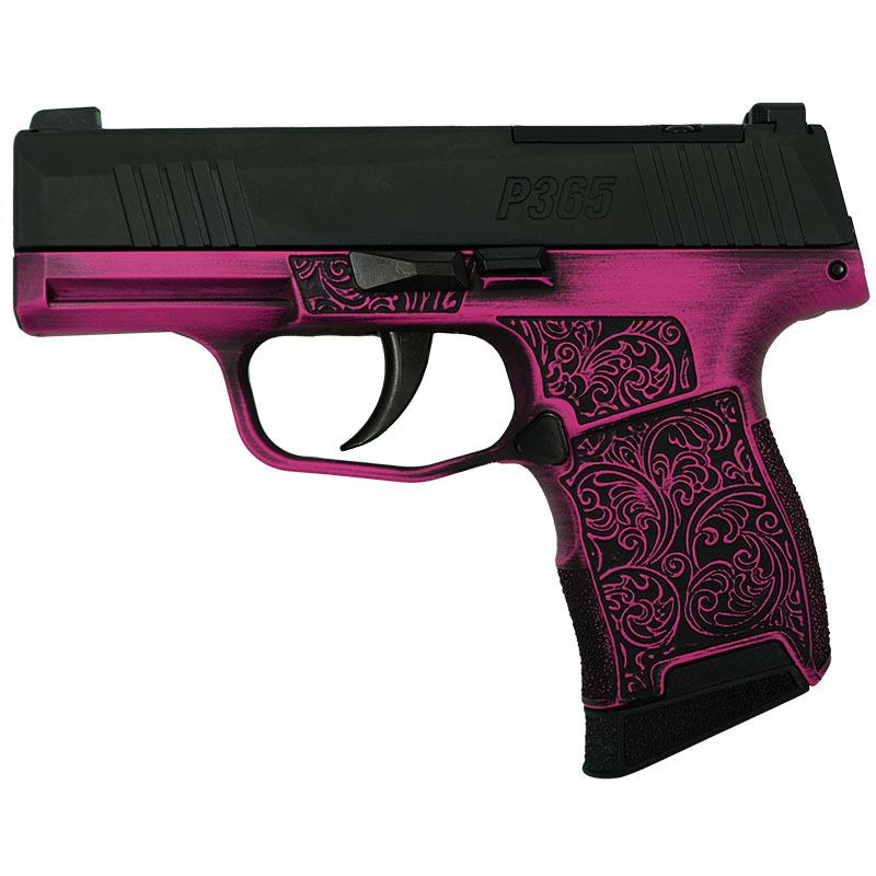 Sig Sauer P365 "Pink Filligree" 9mm 3.1" Barrel 10-Rounds - Image 3
