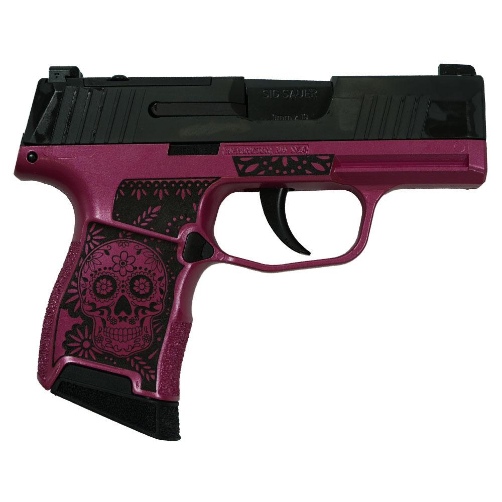Sig Sauer P365OR "Sugar Skull-Medusa Pink" 9mm 3.1" Barrel 10-Rounds - Image 2