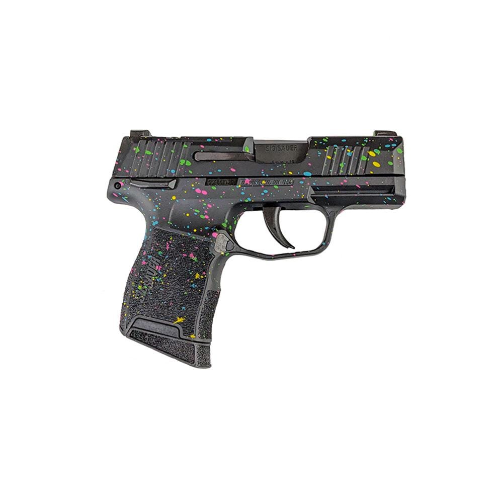 Sig Sauer P365OR "Multi-Color Paint Splatter" 9mm 3.1" Barrel 10-Rounds Manual Safety - Image 2