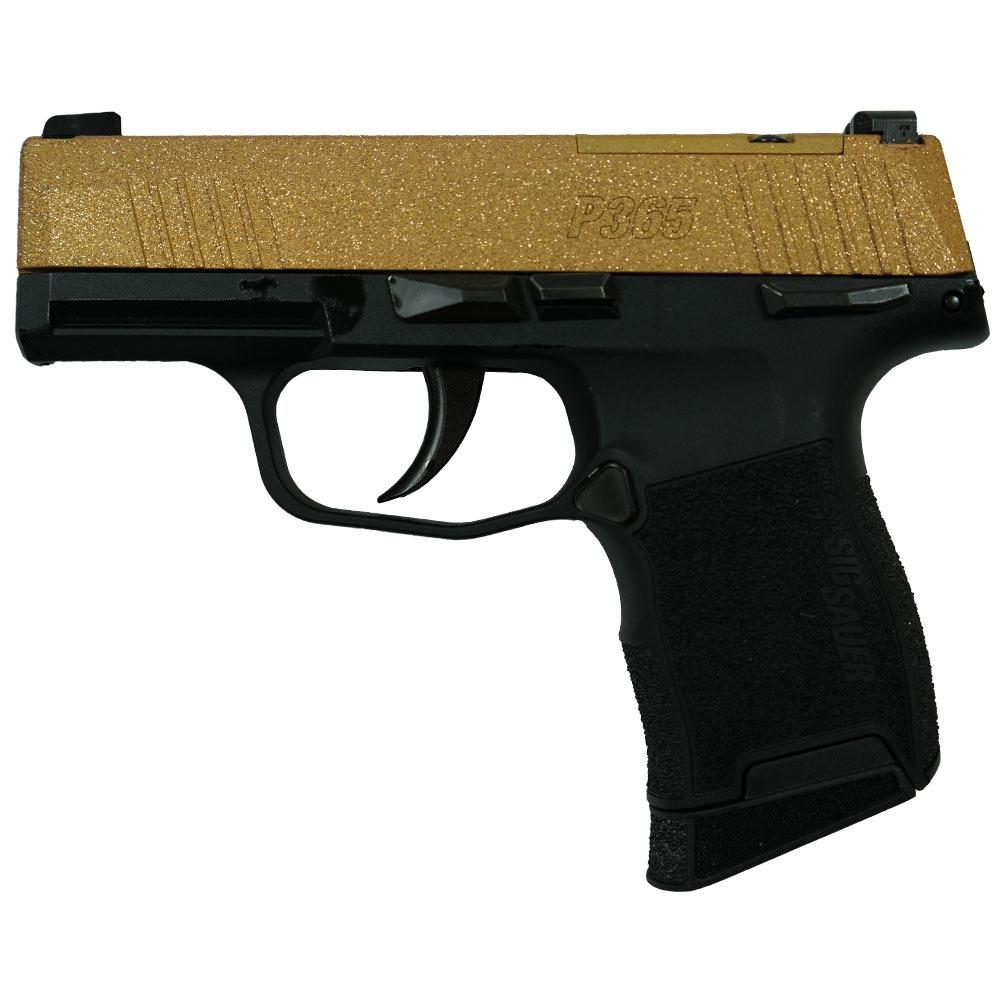Sig Sauer P365OR Gold Glitter 9mm 3.1" Barrel 10-Rounds 2 Mags - Image 3