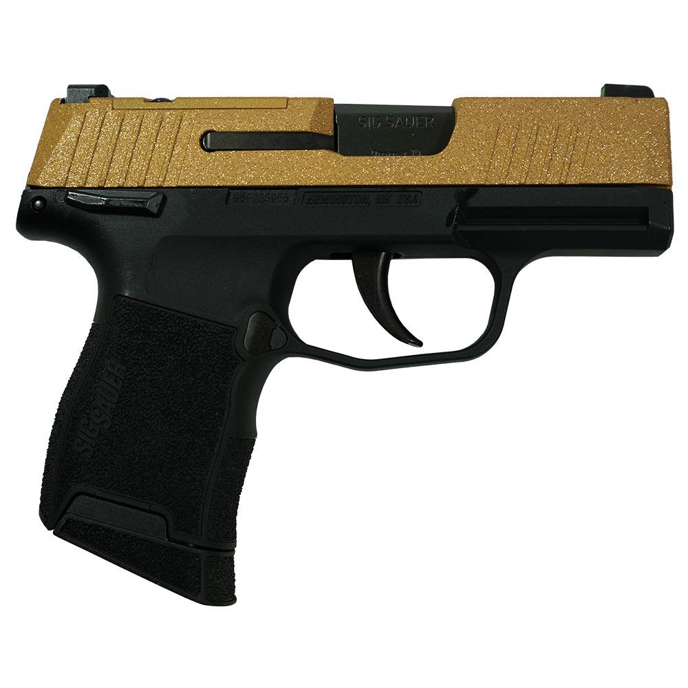 Sig Sauer P365OR Gold Glitter 9mm 3.1" Barrel 10-Rounds 2 Mags - Image 2