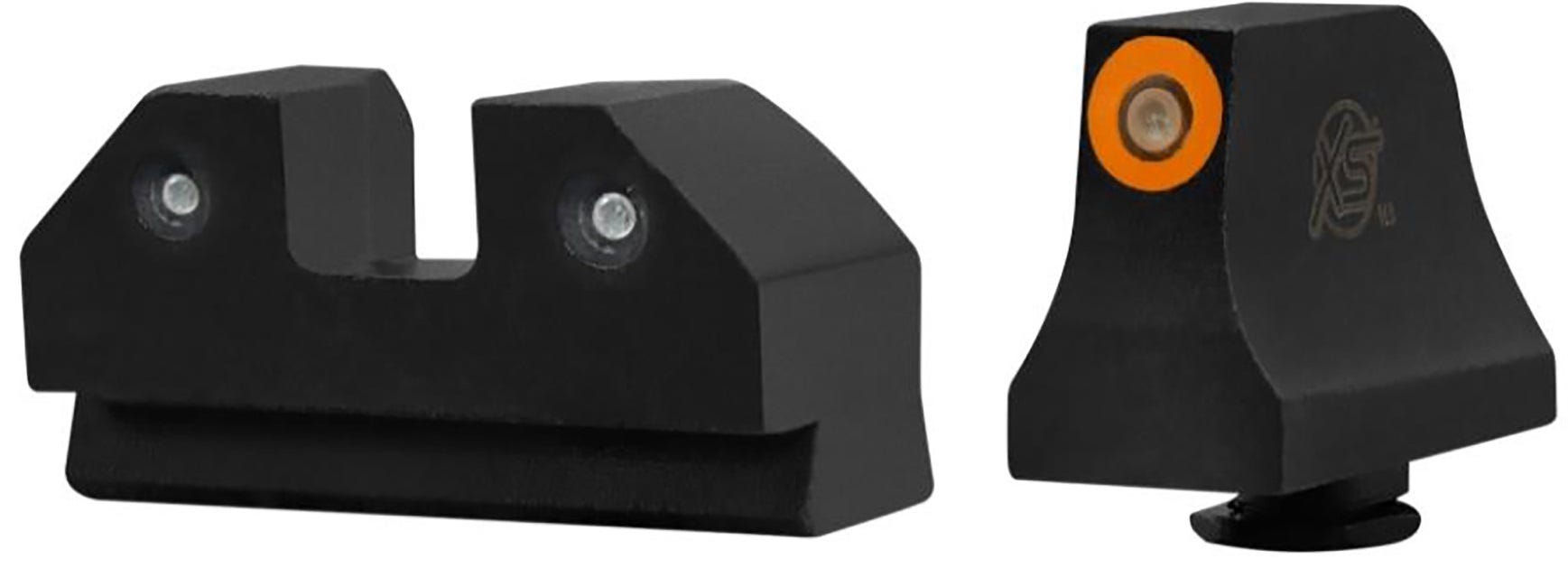 XS Sight Systems R3D Night Sight Set Orange Front / Black Rear for Glock 43 / 43X